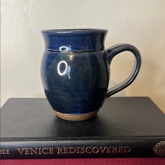 Doug Alexander Handmade Artisan Crafted Art Pottery Stoneware Blue Mug - Picture 1 of 7